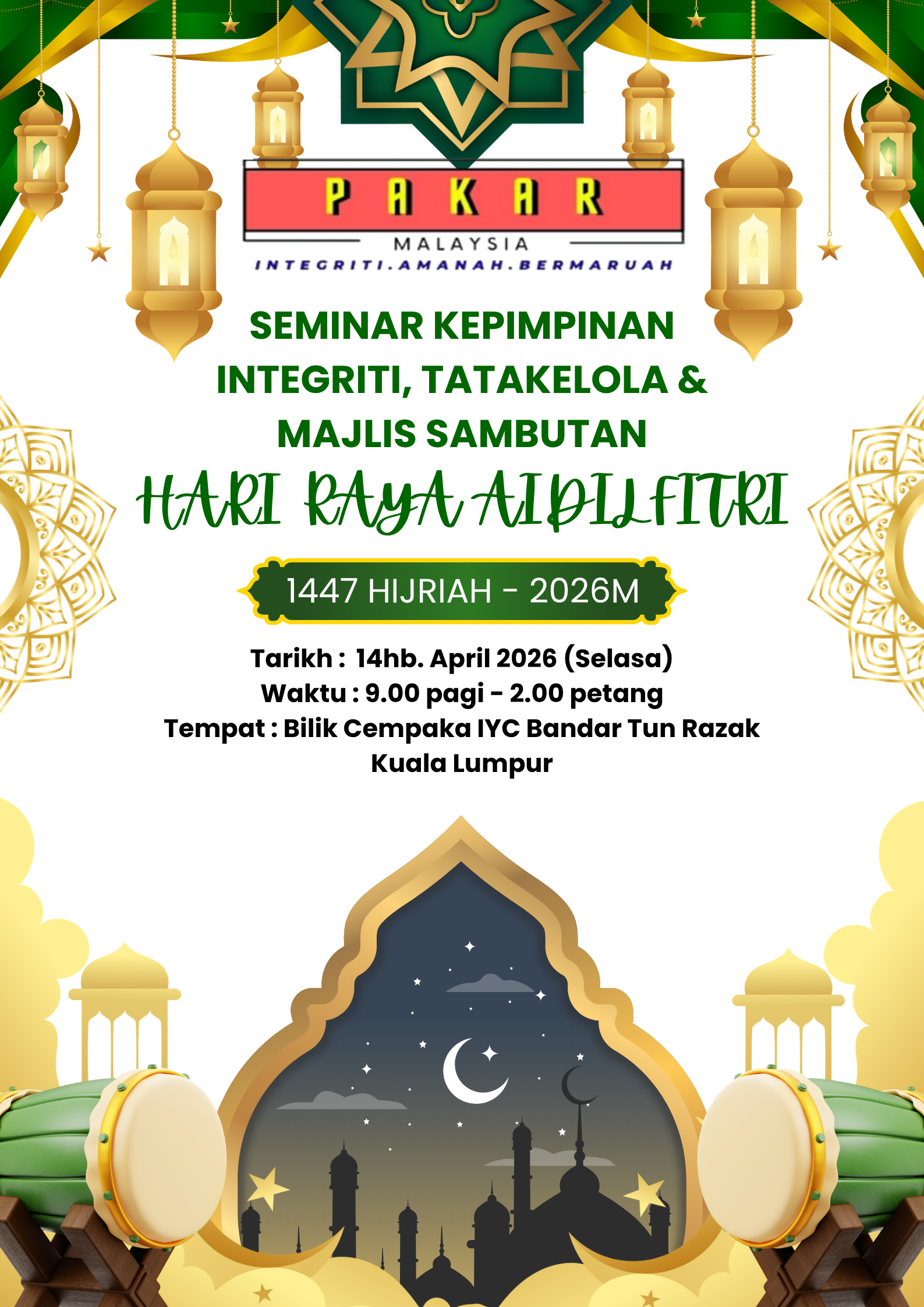 Poster Hari Raya PAKAR